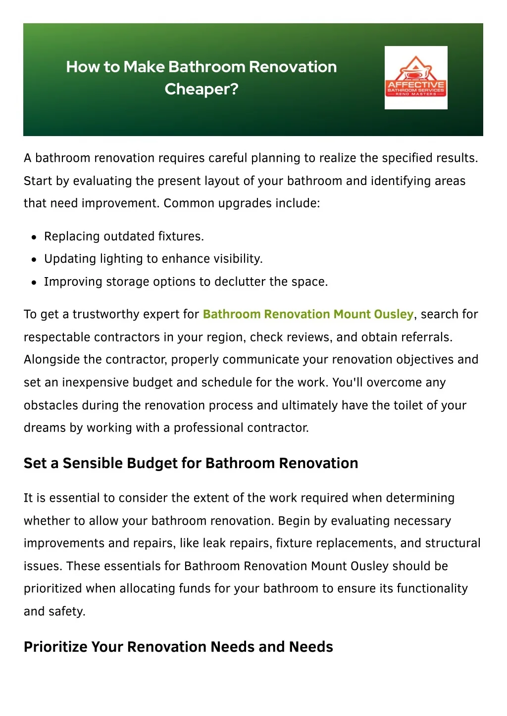 PPT - How to Make Bathroom Renovation Cheaper PowerPoint Presentation ...