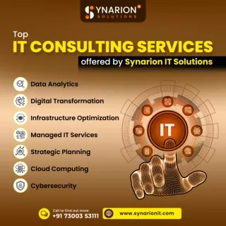 Top IT Consulting Services offered by Synarion IT Solutions