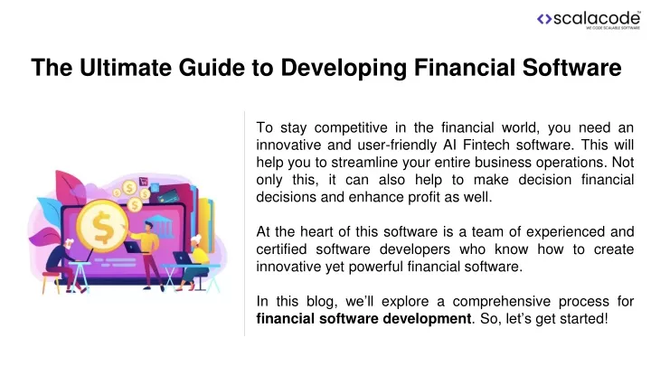 the ultimate guide to developing financial software