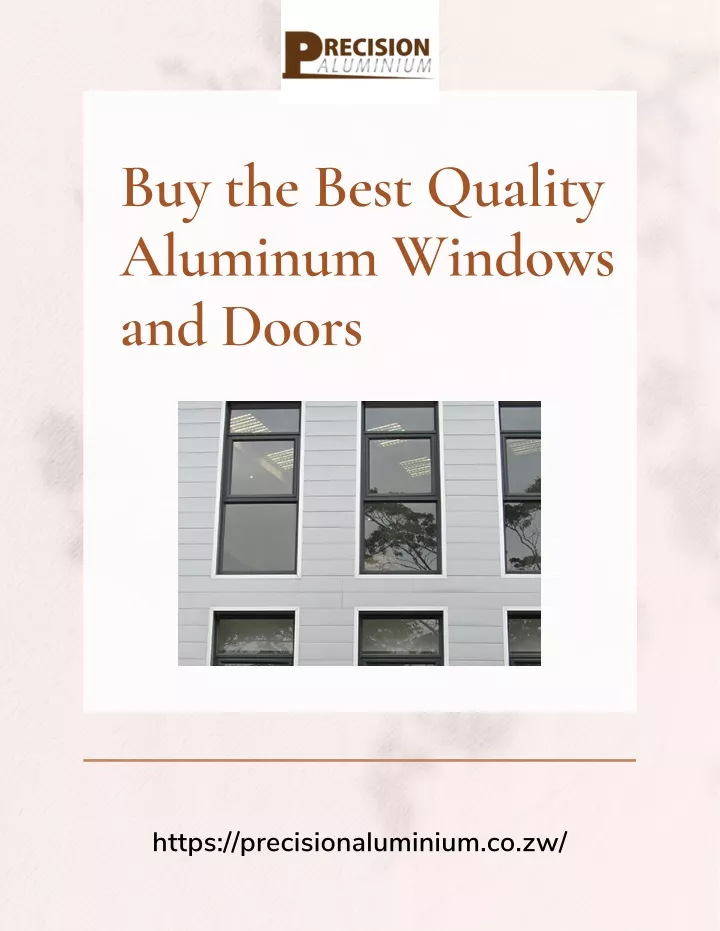 buy the best quality aluminum windows and doors