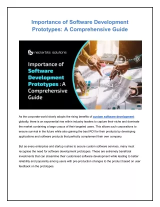 importance of software development prototypes