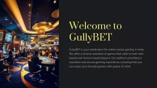 welcome to gullybet