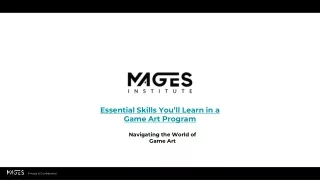 Essential Skills You’ll Learn in a Game Art Program