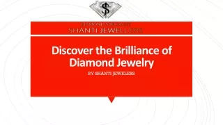 discover the brilliance of diamond jewelry