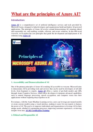 what are the principles of azure ai