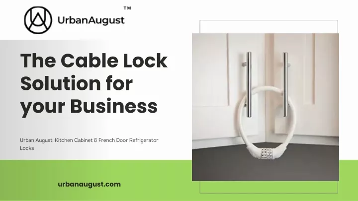 the cable lock solution for your business