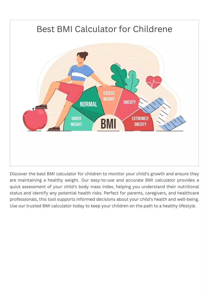 best bmi calculator for childrene