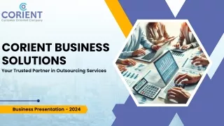 Corient Business Solutions: Comprehensive Outsourcing Services