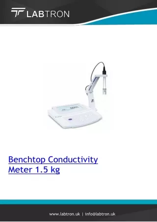 benchtop conductivity meter 1 5 kg