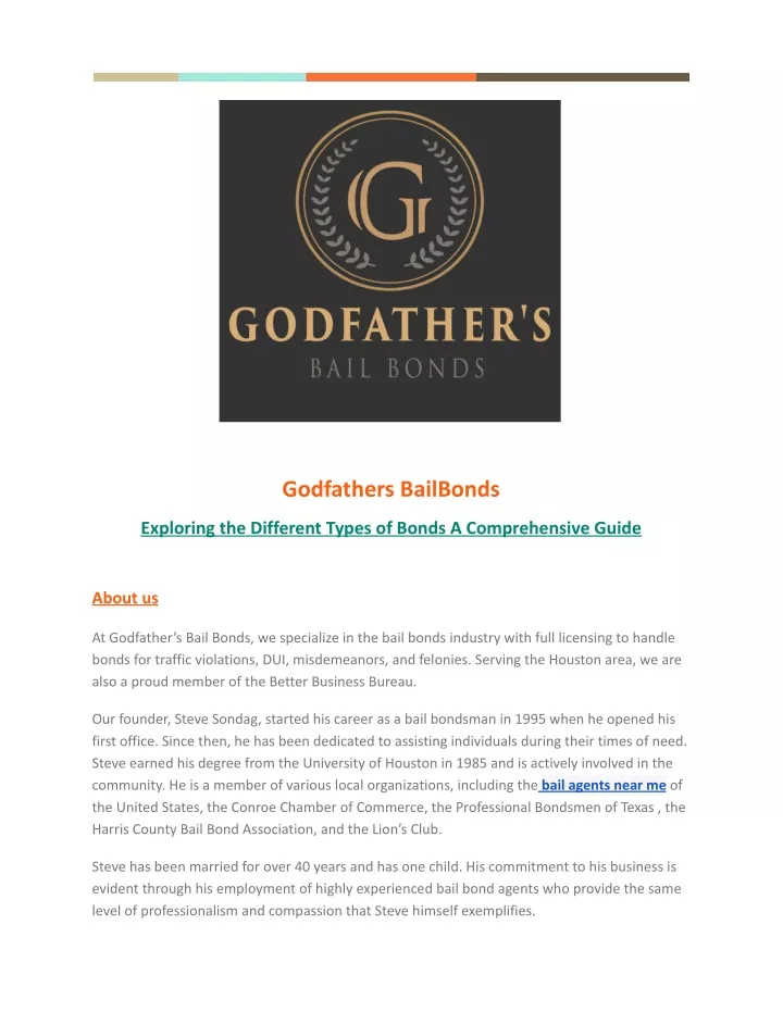 godfathers bailbonds