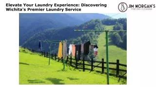 Elevate Your Laundry Experience Discovering Wichita's Premier Laundry Service