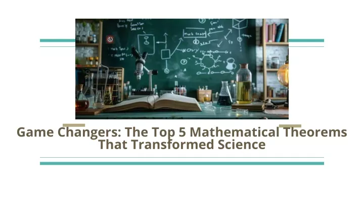 game changers the top 5 mathematical theorems