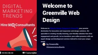 welcome to greenville web design