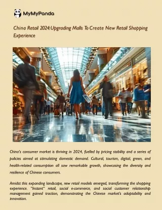 Unlocking the Future of China Retail Market