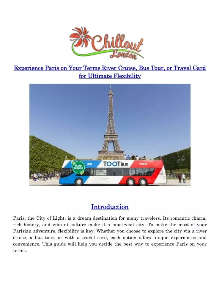 experience paris on your terms river cruise