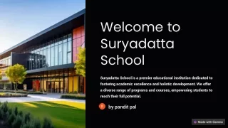 Best CBSE School in Pune | Suryadatta National School