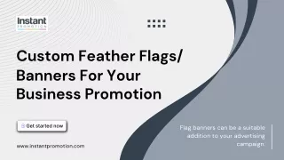 custom feather flags