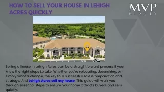 how to sell your house in lehigh acres quickly