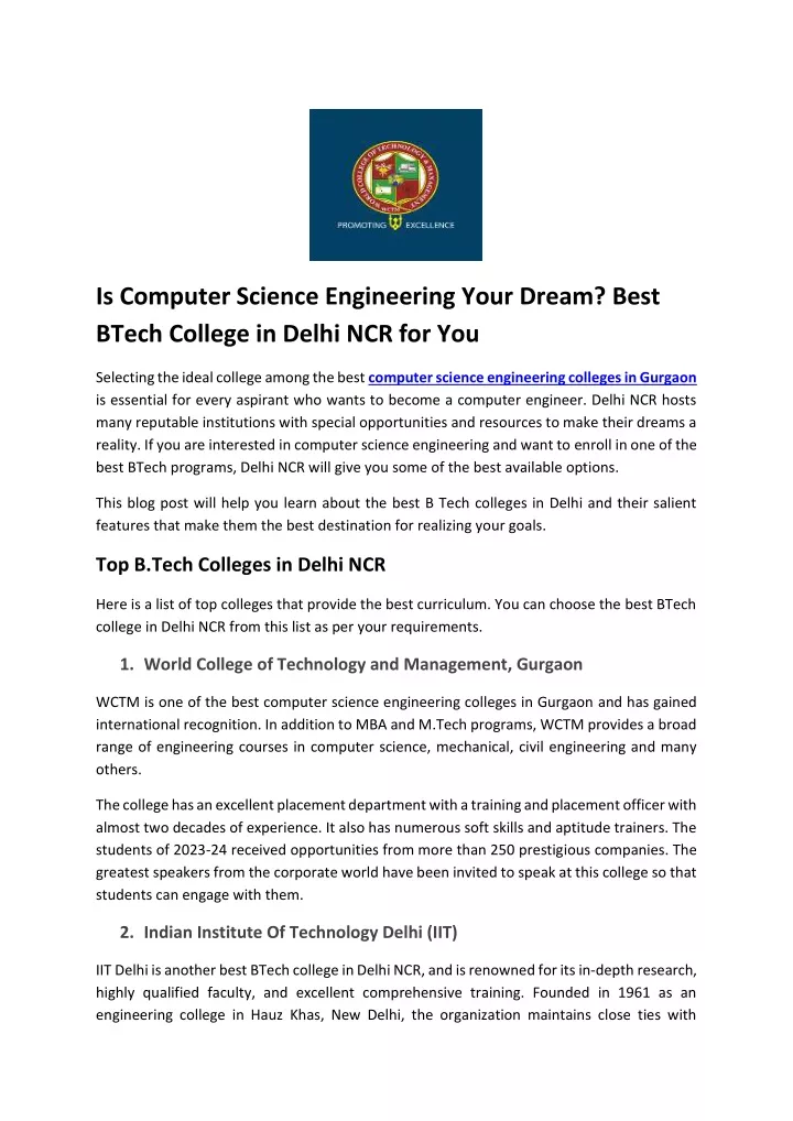 is computer science engineering your dream best