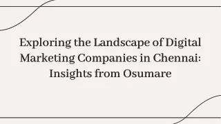Leading Digital Marketing Companies in Chennai for Your Business Growth