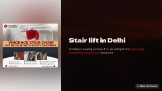 Stair lift in Delhi