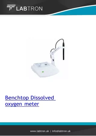 benchtop dissolved oxygen meter