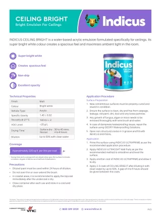 ceiling bright bright emulsion for ceilings