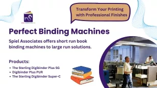 Get Affordable Perfect Binding Machines in United States