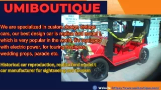 Umi boutique- Your Destination for Vintage Vehicle Finds