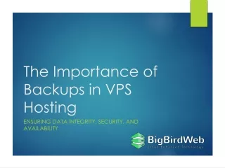 the importance of backups in vps hosting ensuring
