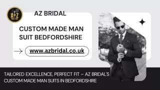 Experience Tailored Perfection with Custom Made Trousers in Bedfordshire