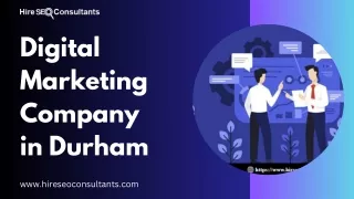 Digital Marketing Company in Durham
