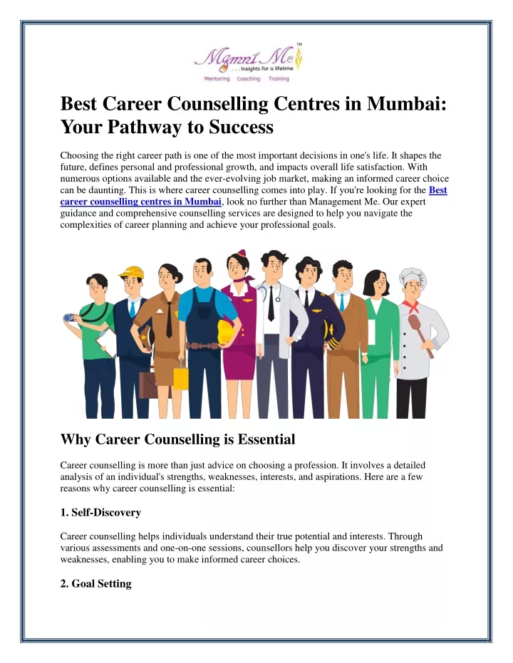 best career counselling centres in mumbai your