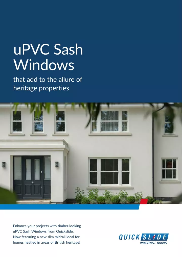 upvc sash windows that add to the allure