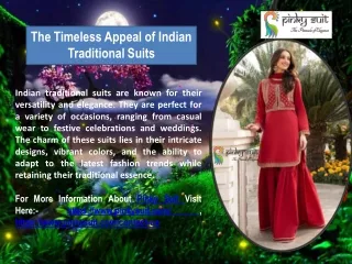 the timeless appeal of indian traditional suits