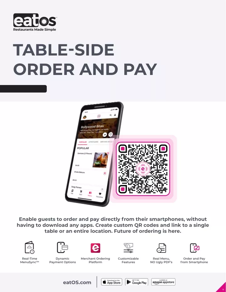 table side order and pay