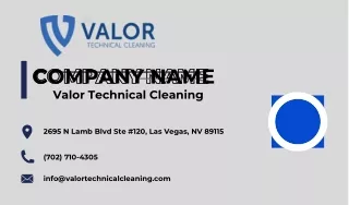 company name valor technical cleaning