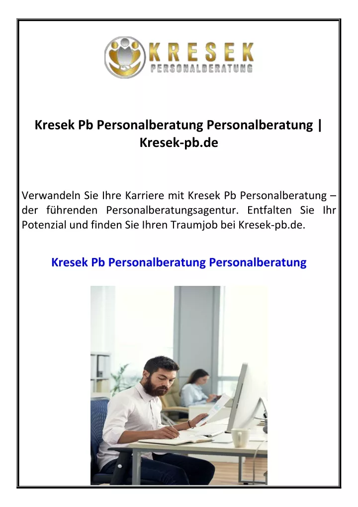 kresek pb personalberatung personalberatung