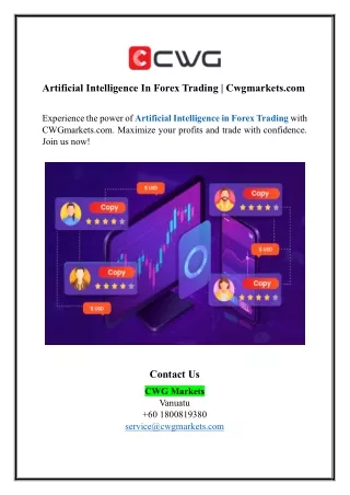 artificial intelligence in forex trading