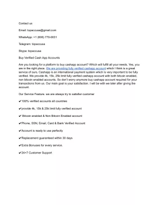 2 Sites Buy Verified Cashapp Account In Complete Guide