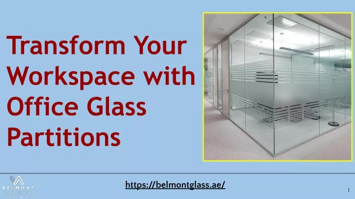 transform your workspace with office glass