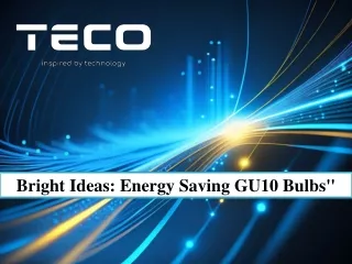 Bright Ideas Energy Saving GU10 Bulbs