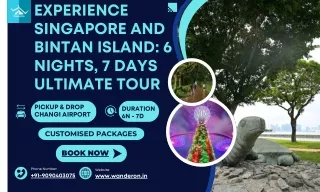 Experience Singapore and Bintan Island: 6 Nights, 7 Days Ultimate Tour