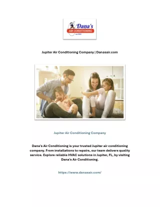 Jupiter Air Conditioning Company | Danasair.com