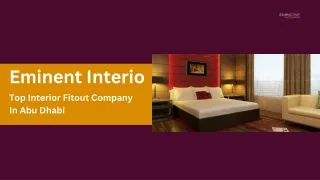 Eminent Interio- Interior Design and Fit Out Companies in Abudhabi