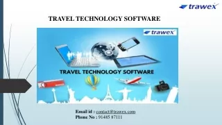 travel technology software