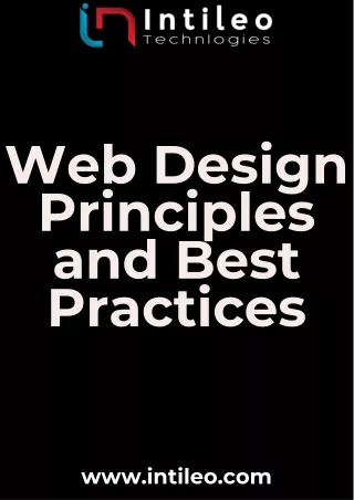Web Design Principles and Best Practices