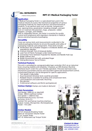 mpt mpt 01 medical packaging tester 01 medical