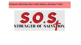 5 Reasons Why Every New Yorker Needs a Christian T-Shirt