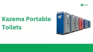 kazema portable toilets